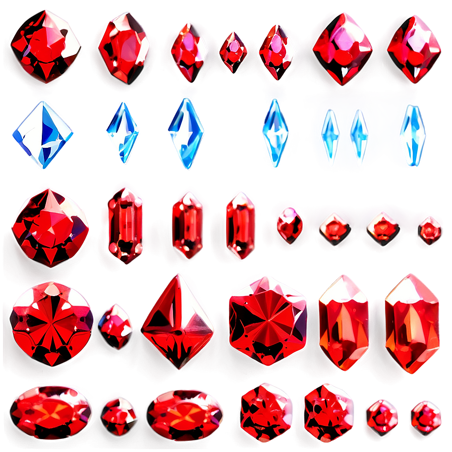 Red Crystal Png 06242024 PNG