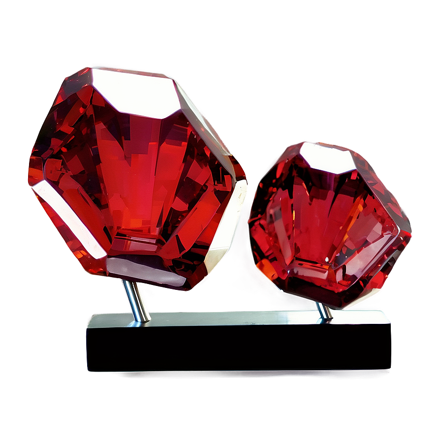 Red Crystal Sculpture Png Wug PNG