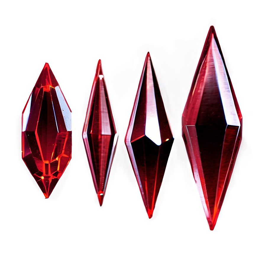 Red Crystal Shard Png Tkn PNG