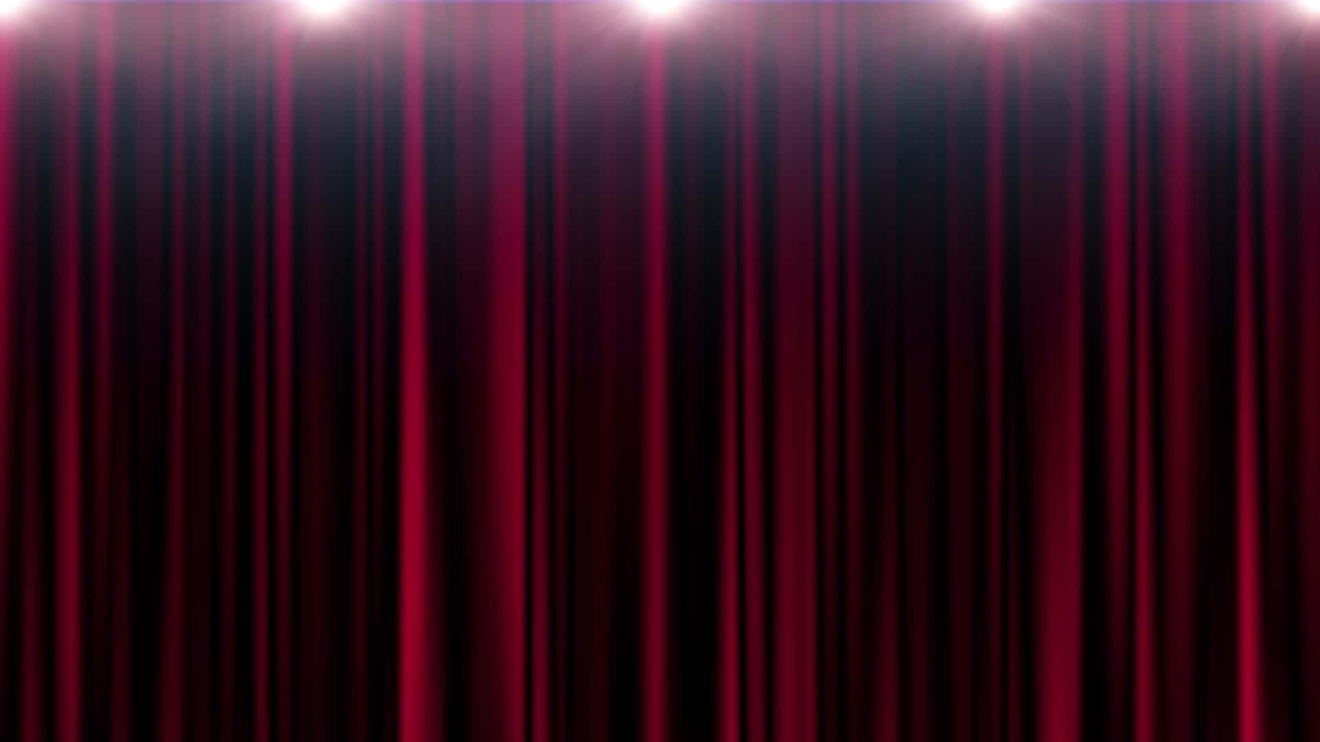 Red Curtain Closing on a Grand Stage