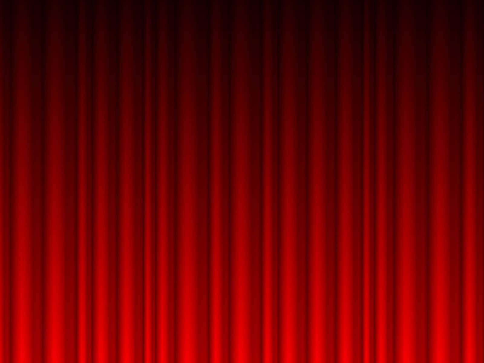 Red Curtain Background - Stock Vector