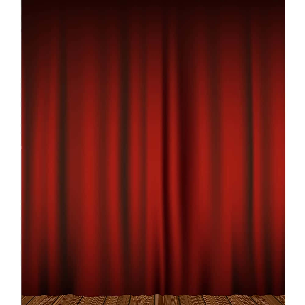 Welcome the special moments with a red curtain
