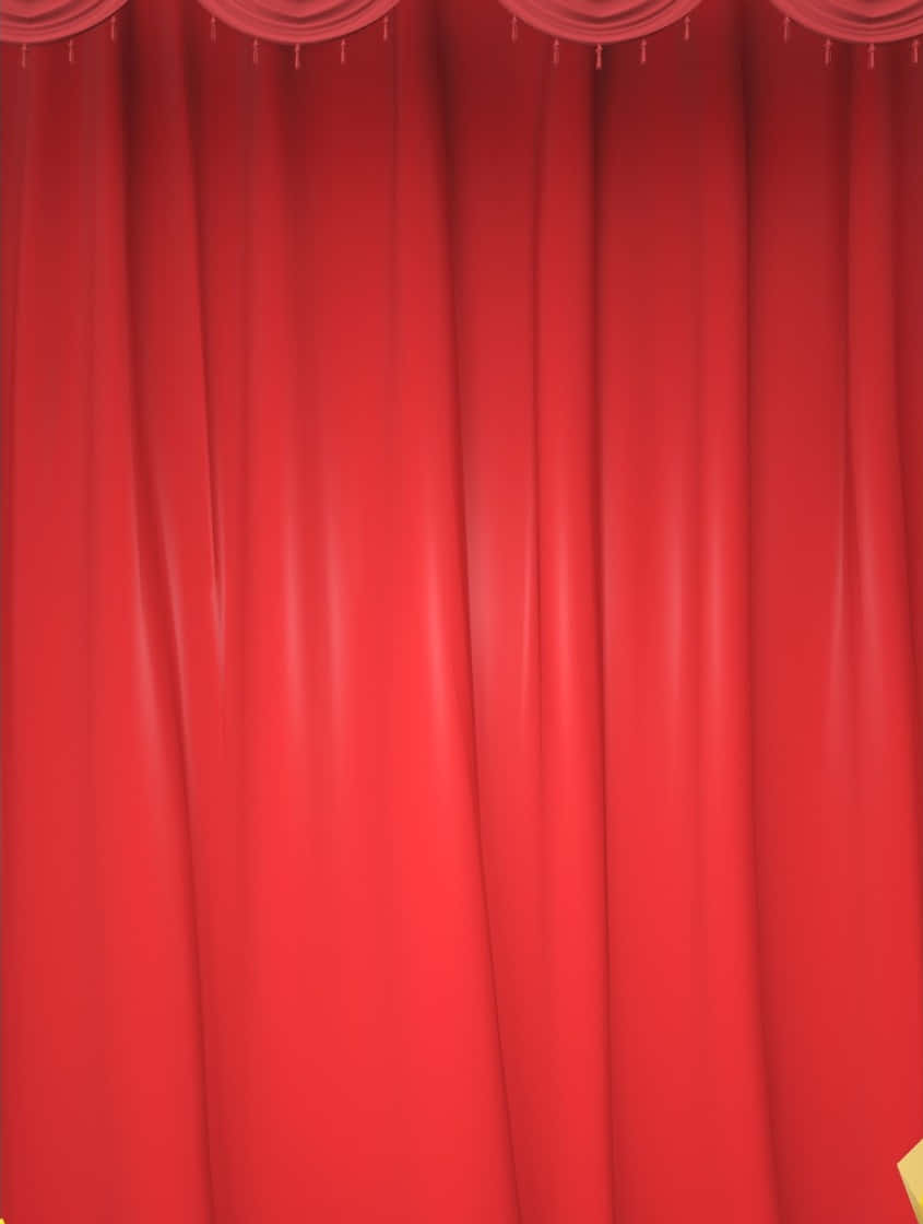 Capture the beauty of the red curtain