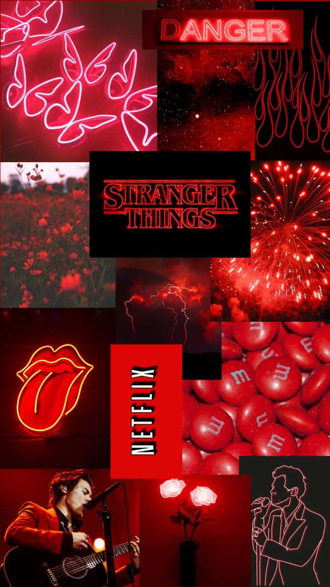 Download A Collage Of Red Images With A Red Background Wallpaper   Wallpaperscom