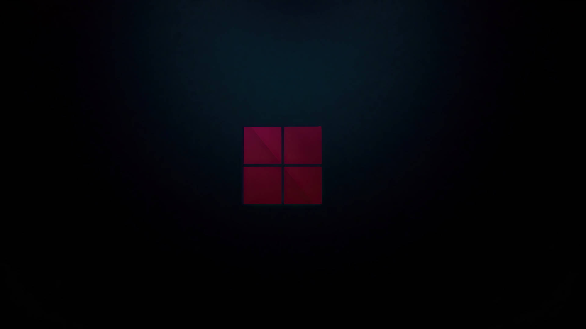 Red Dark Windows Logo Wallpaper