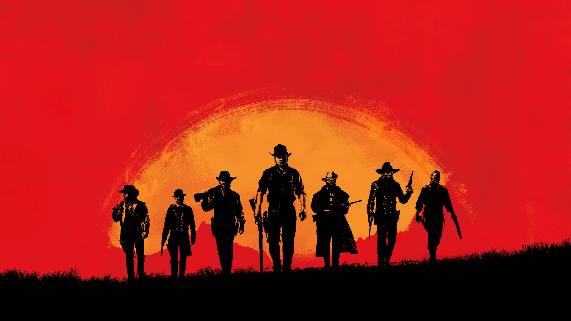 Red Dead Redemption 2 4k Gang Papel de Parede