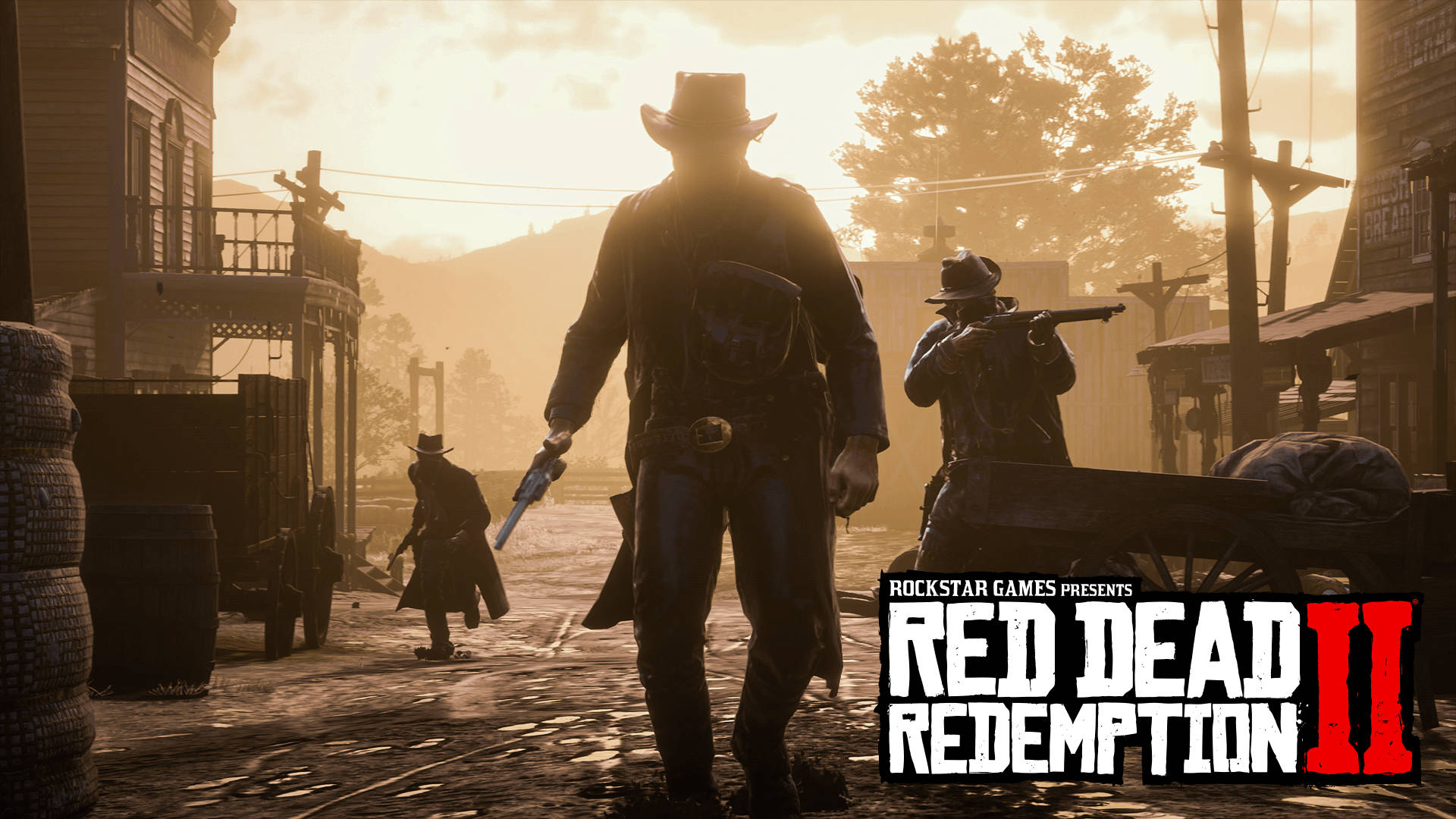 En4k-tapet Med Red Dead Redemption 2-tema Wallpaper