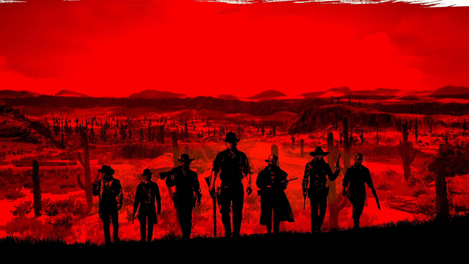 Red Dead Redemption 2 4k Röd Wallpaper