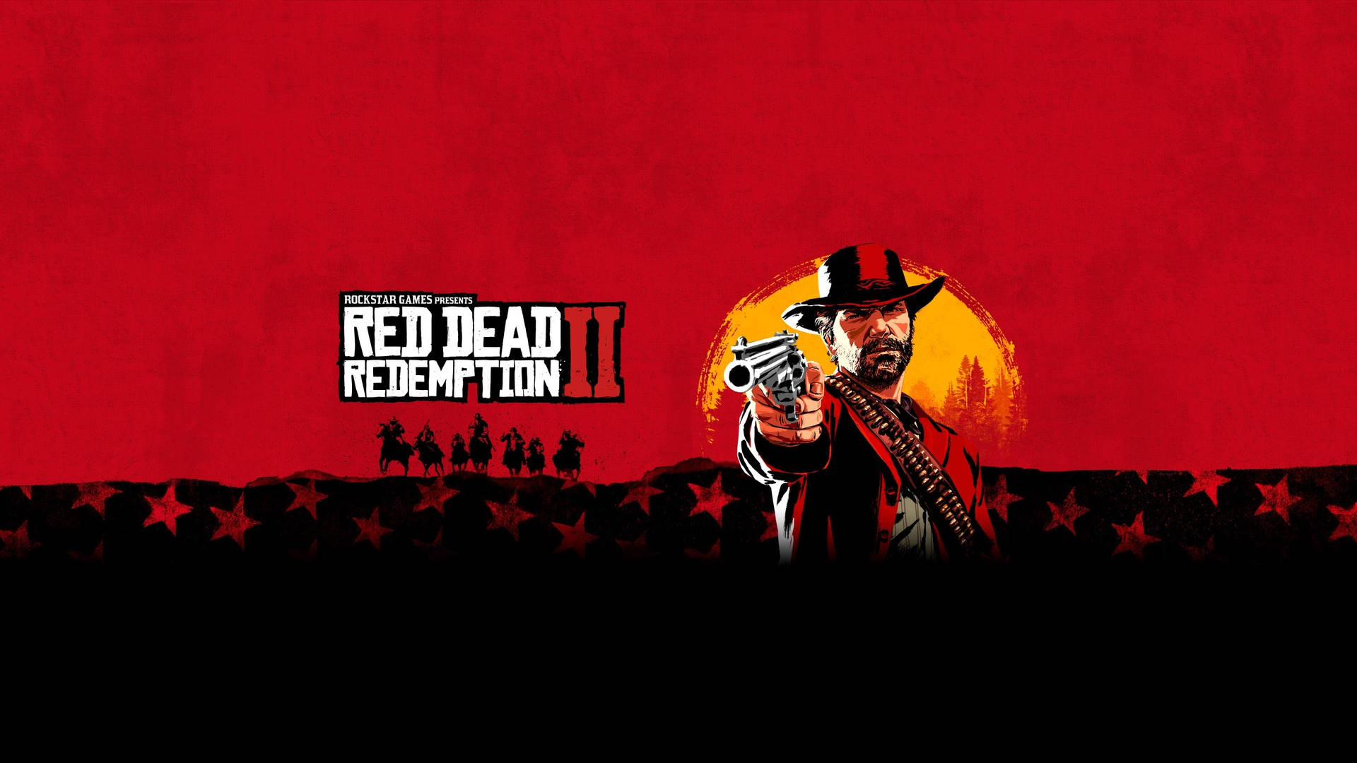 Fuorileggeimbattibili: Conquista Il Selvaggio West Con Red Dead Redemption 2 Desktop. Sfondo