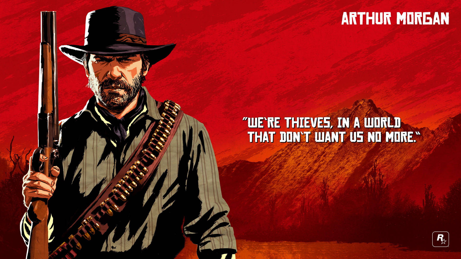 Entdeckedein Wahres Potenzial In Red Dead Redemption 2 Auf Deinem Desktop Wallpaper