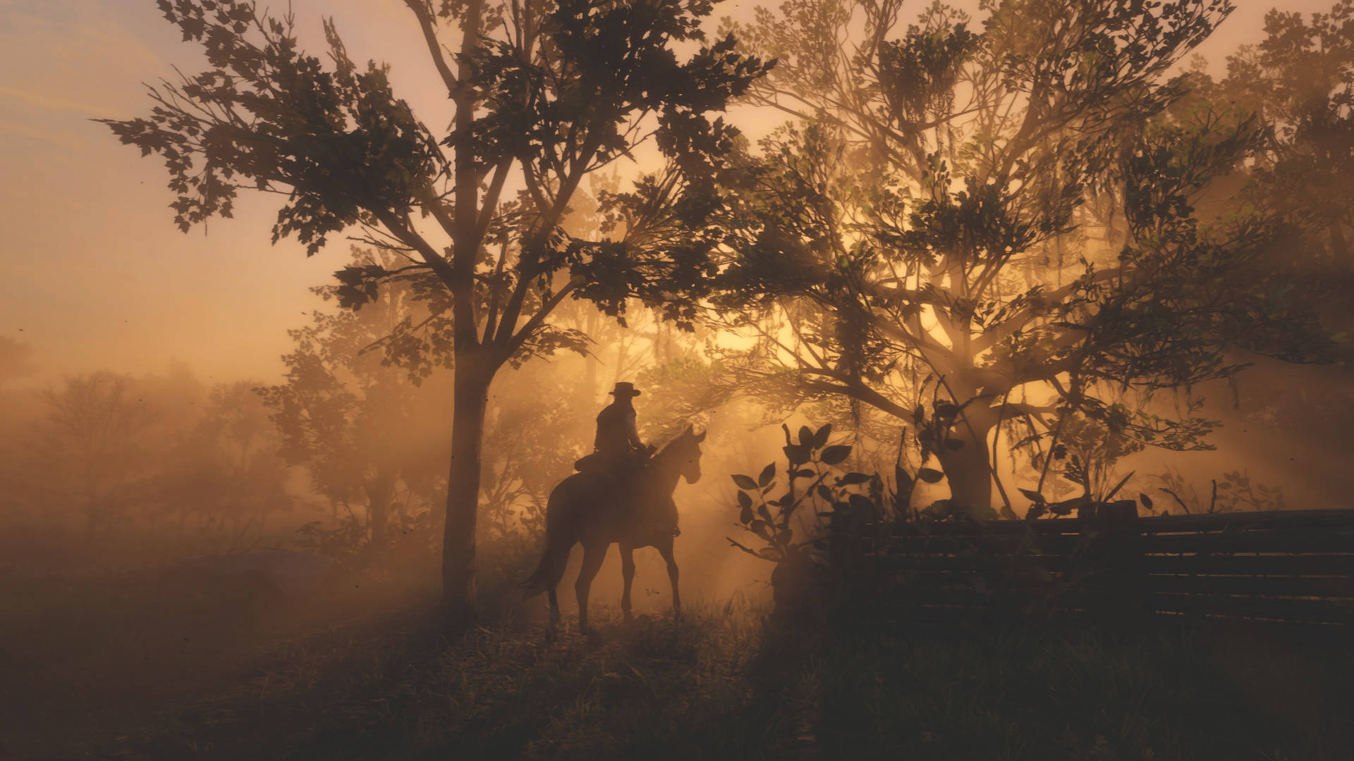Exploring the Wild West in Red Dead Redemption 2 Wallpaper