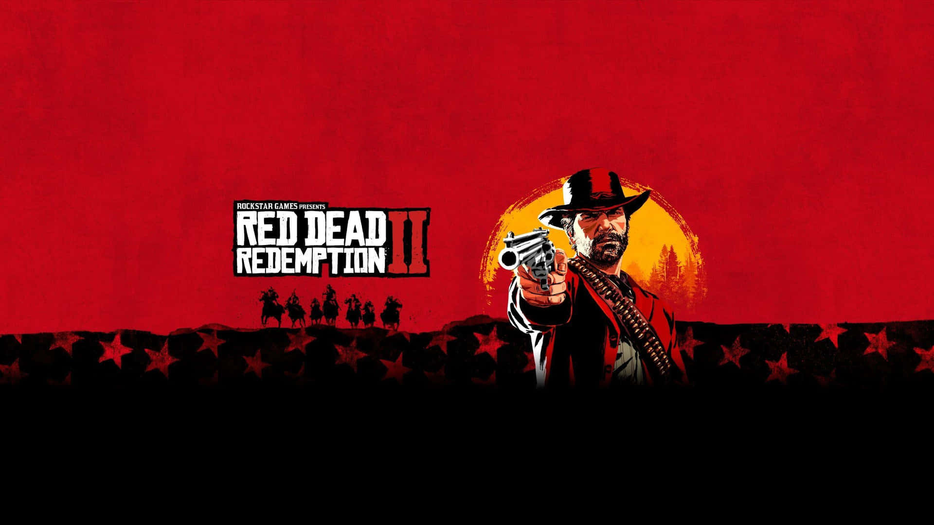 Preparese Para A Aventura Com Red Dead Redemption 2 Em Full Hd No Seu Papel De Parede De Computador Ou Celular. Papel de Parede