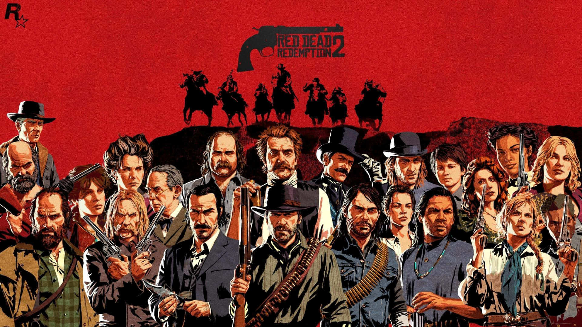 Red Dead Redemption Composite 2 Full Hd Wallpaper