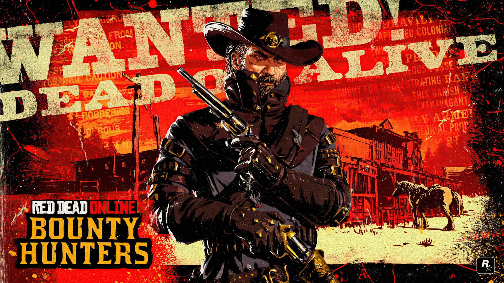 Cowboy Red Dead Redemption 2 Fuld HD tapet Wallpaper