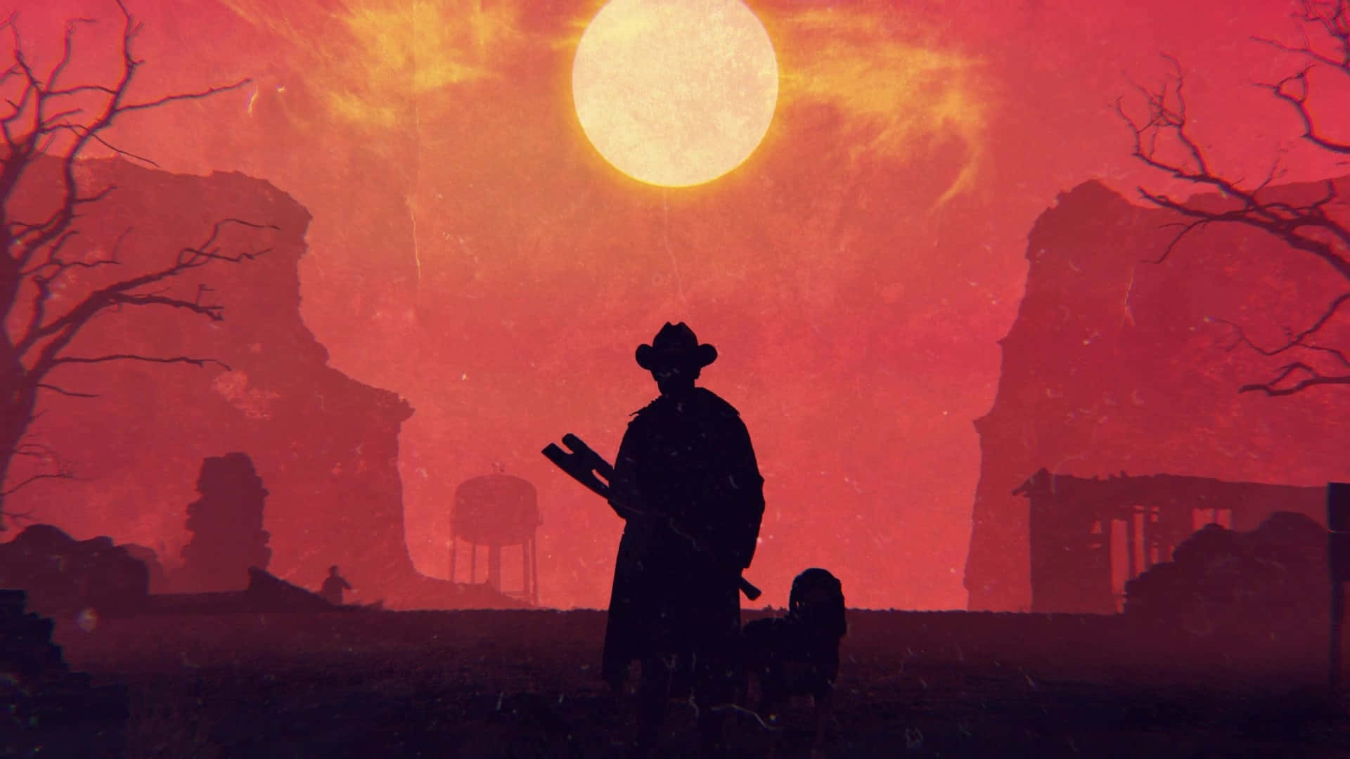 Take on the Wild West with Red Dead Redemption 4K Wallpaper