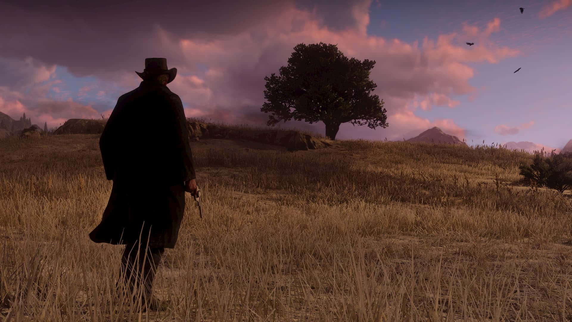 Red Dead Redemption 4k Gunman Stalking Wallpaper