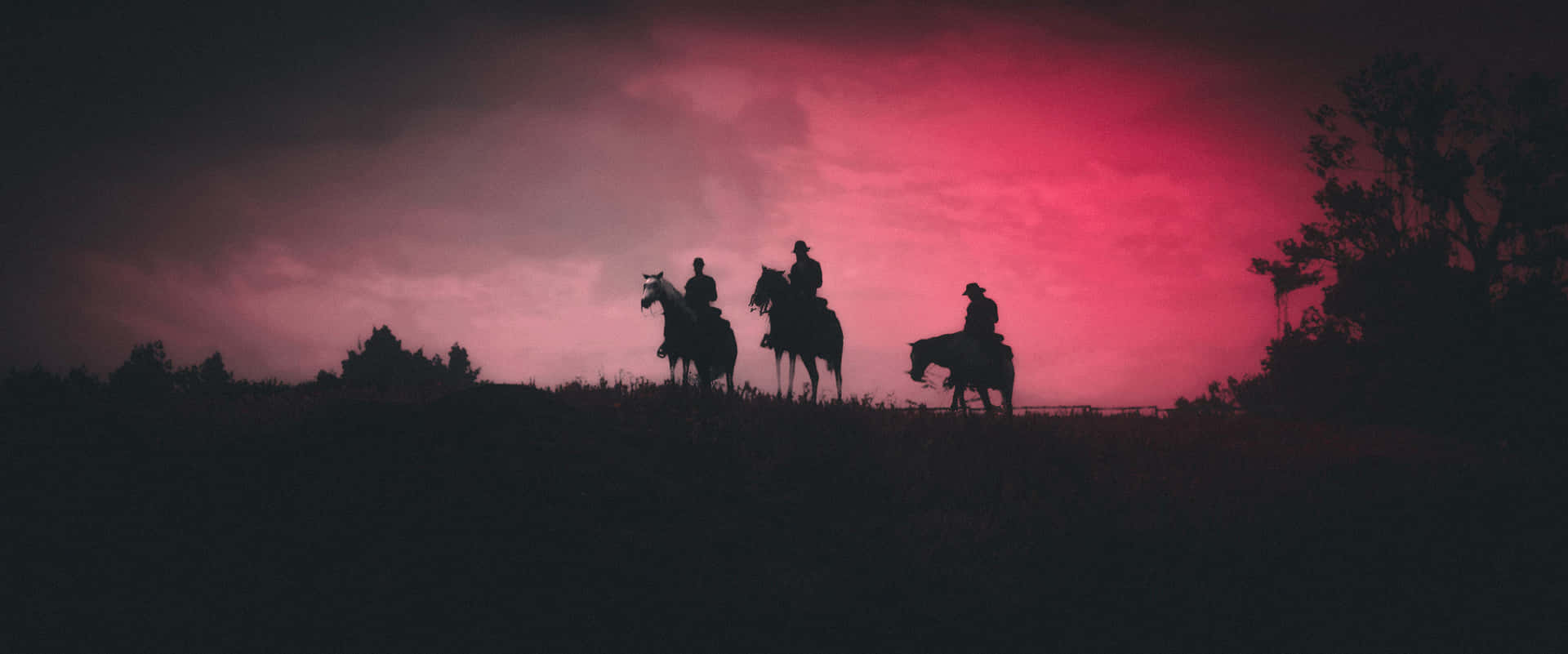 Red Dead Redemption 4k Three Horsemen Wallpaper