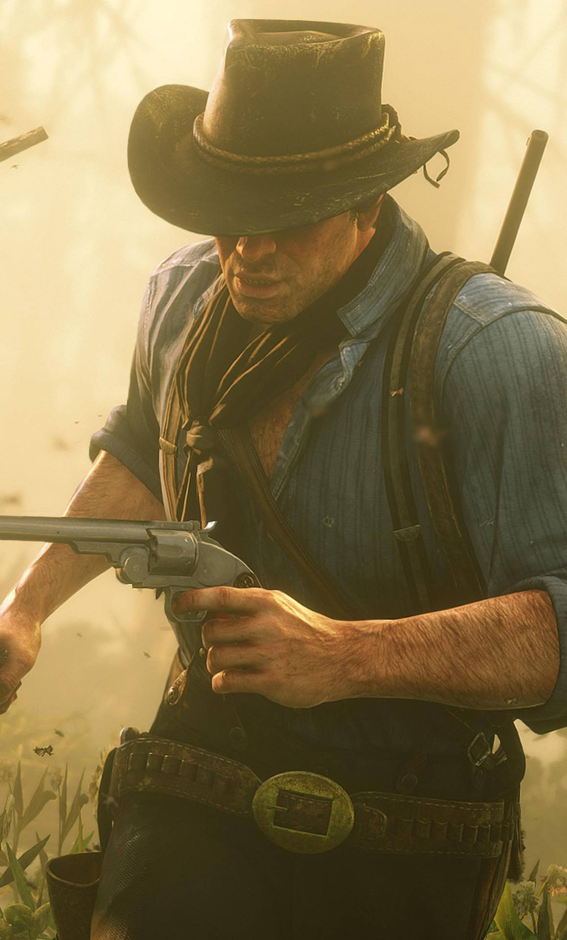 Arthur Morgan With Guns HD Red Dead Redemption 2 Wallpapers, HD Wallpapers