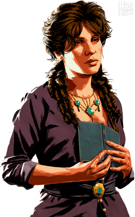 Red Dead Redemption Female Character Artwork PNG