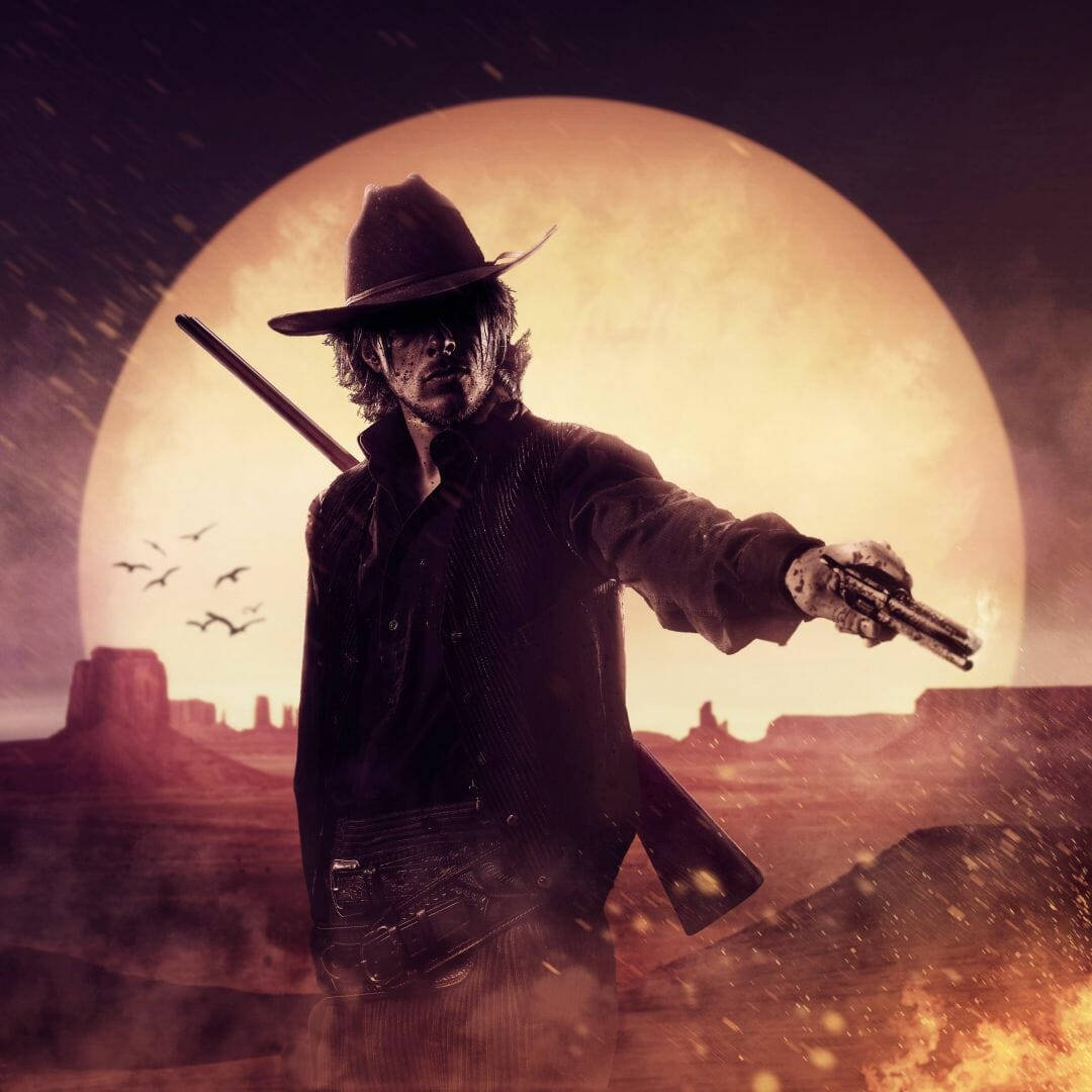 Red Dead Redemption Fiery Art Wallpaper