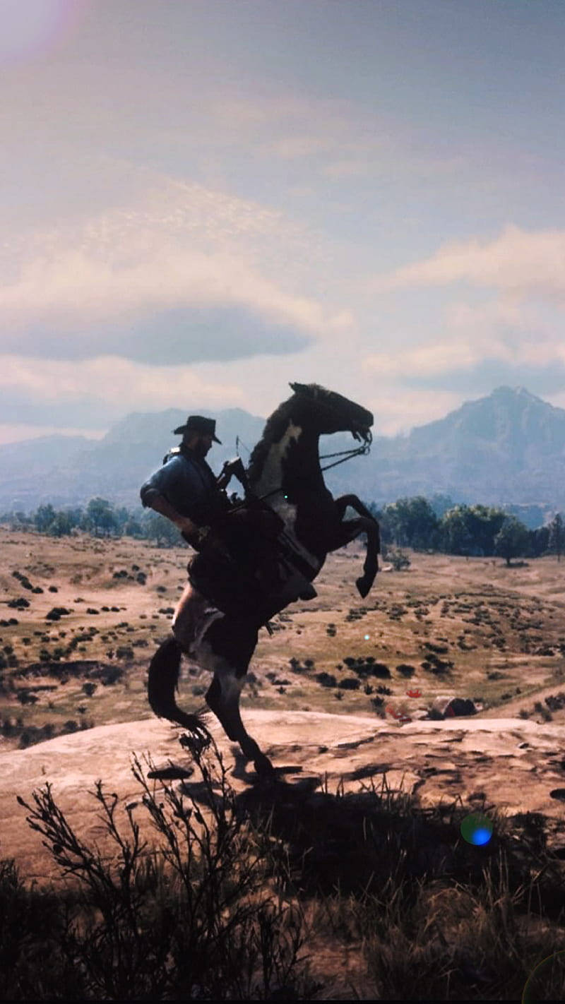 Red Dead Redemption Ii Phone Rearing Horse