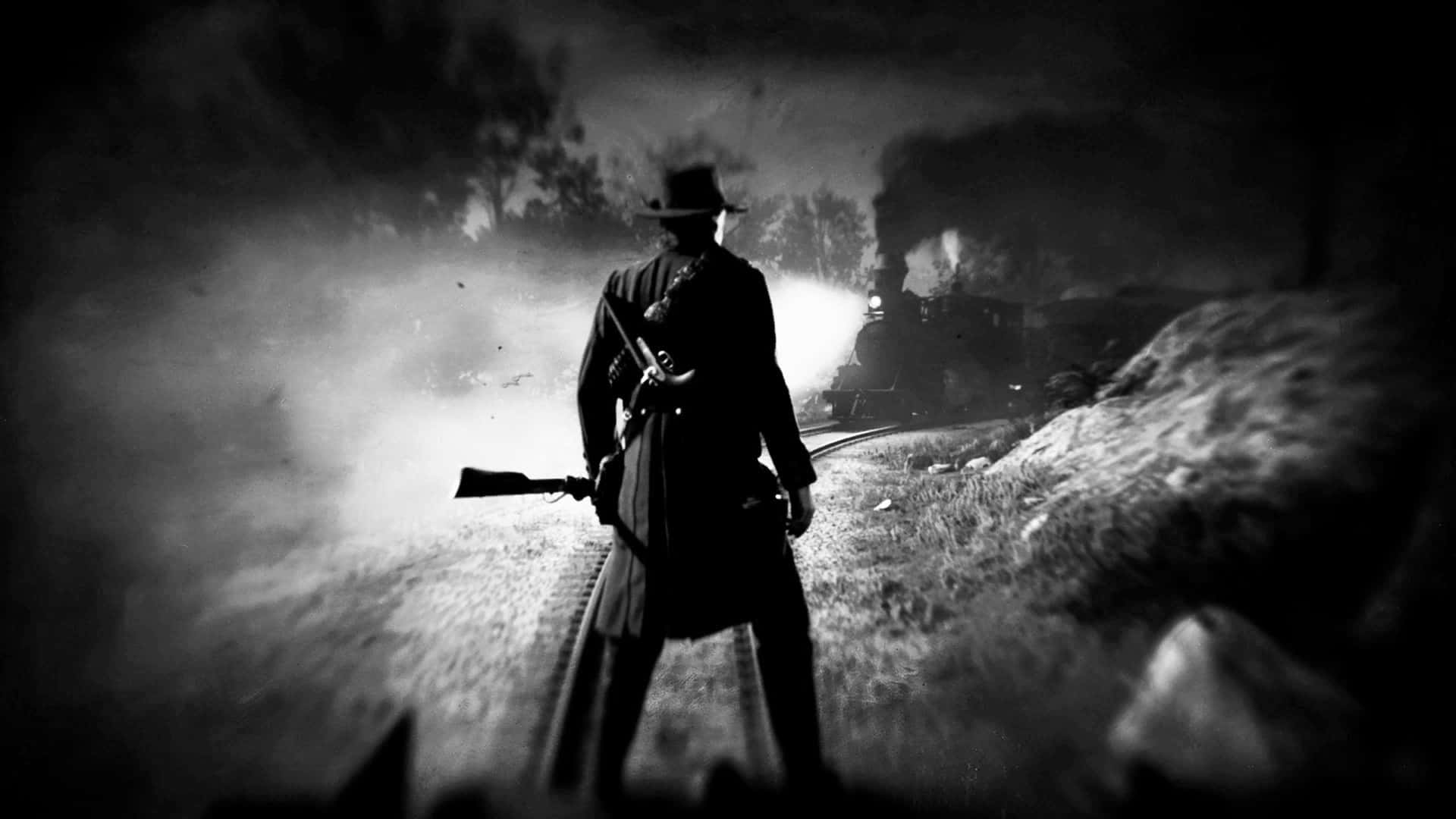 Red Dead Redemption2 Train Robbery Wallpaper