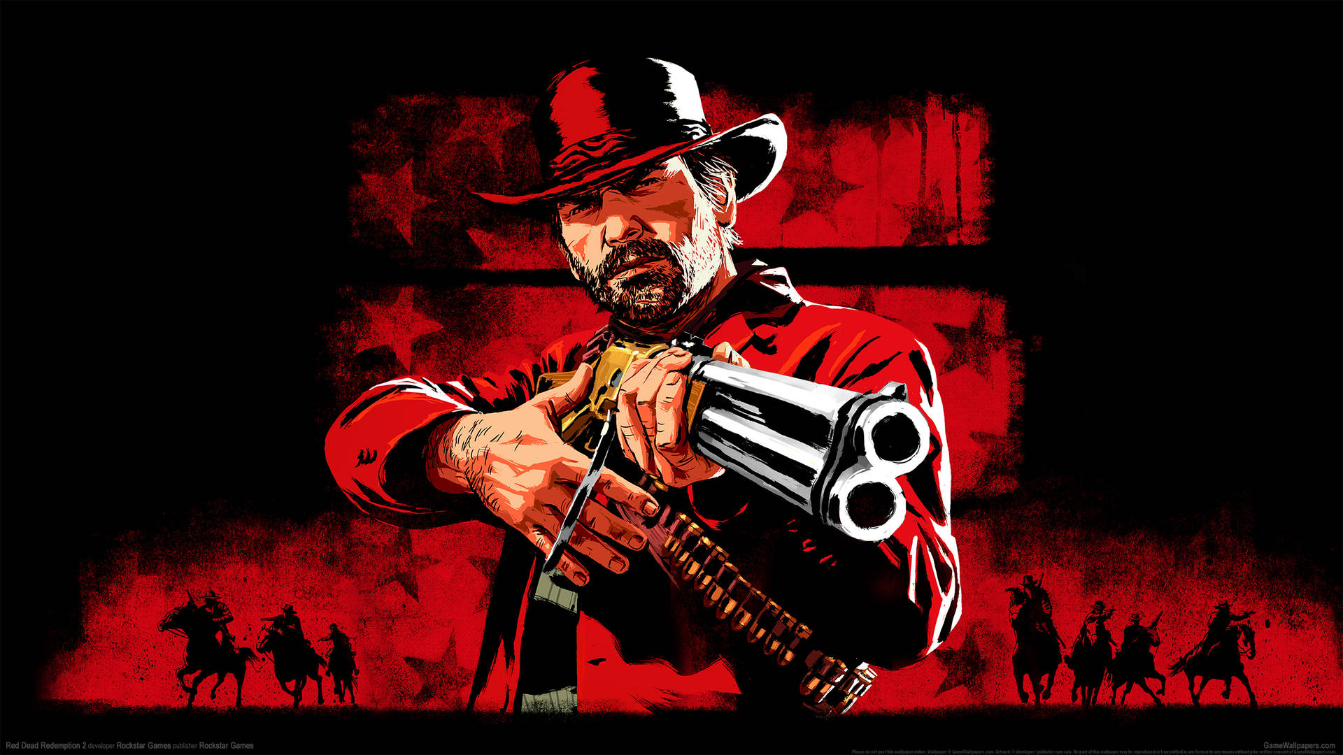 Udforsk Wild West i Red Dead Redemption 2 Wallpaper