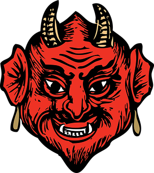 Red Demon Illustration PNG