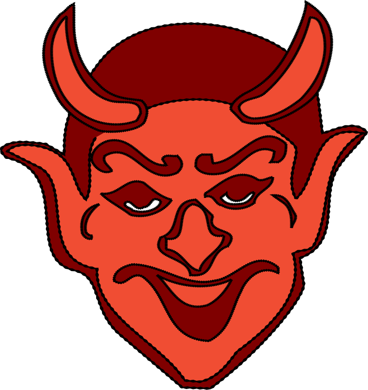 Red Devil Cartoon Illustration PNG