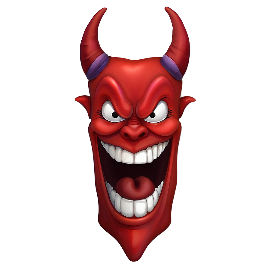 Download Red Devil Emoji Png Vqq5 | Wallpapers.com