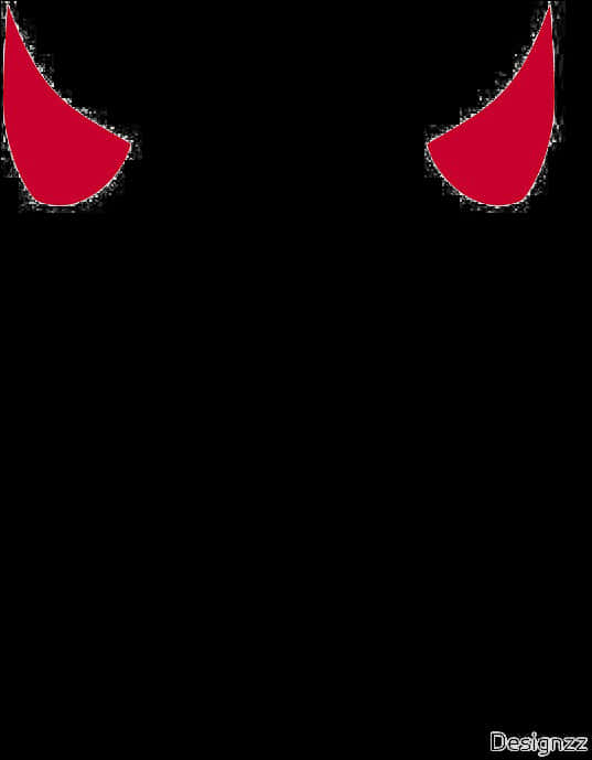 Red Devil Horns Graphic PNG