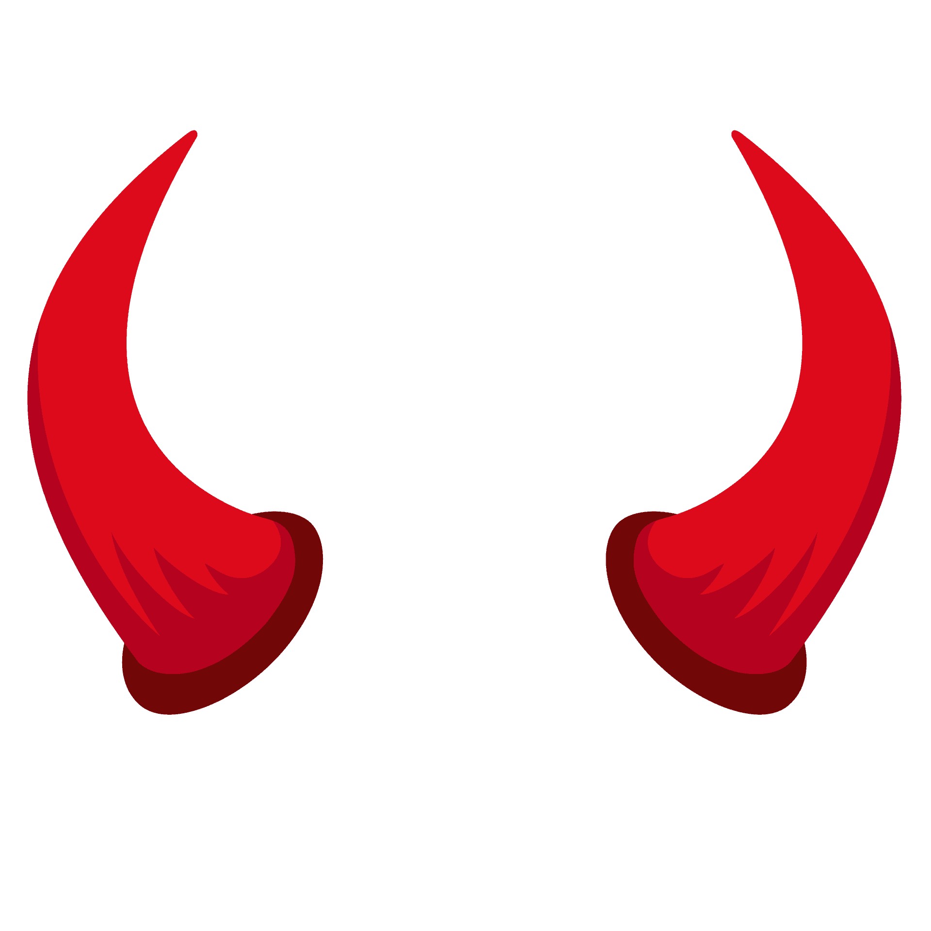 Red Devil Horns Graphic