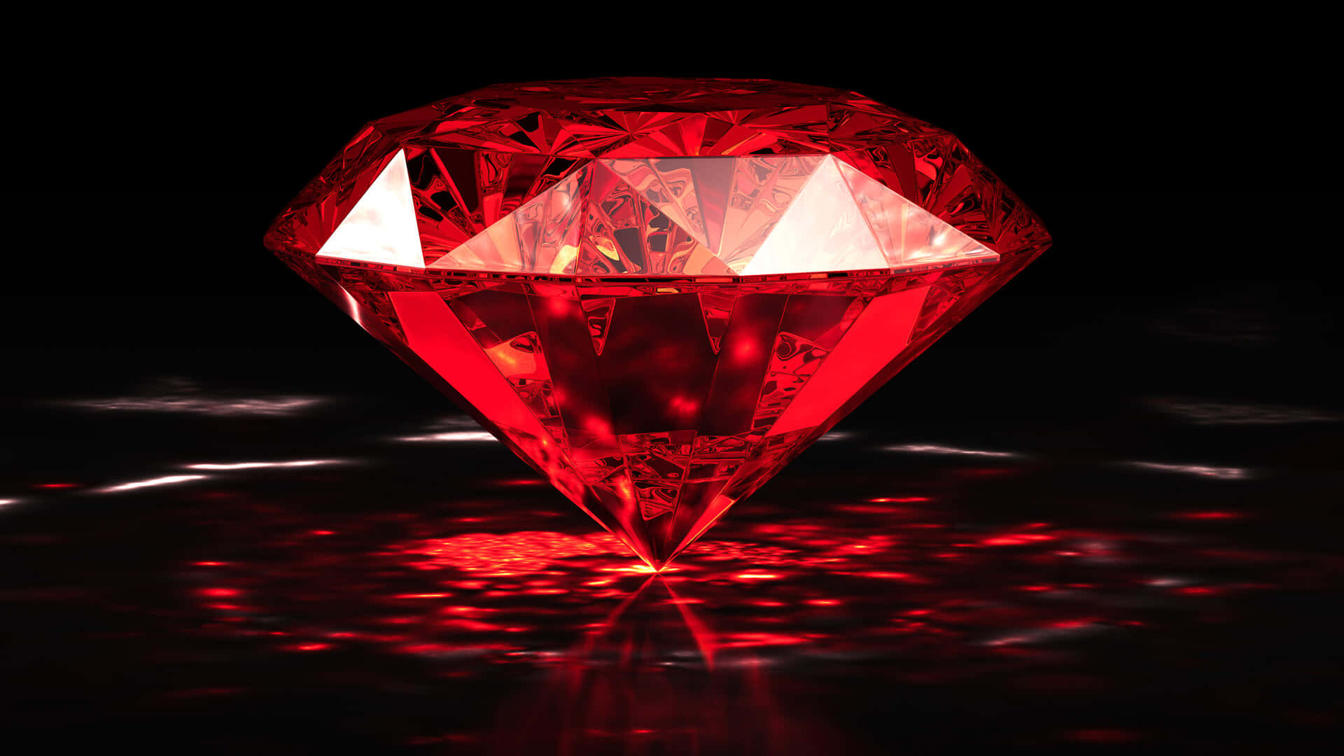 Red Diamond Gemstone Wallpaper