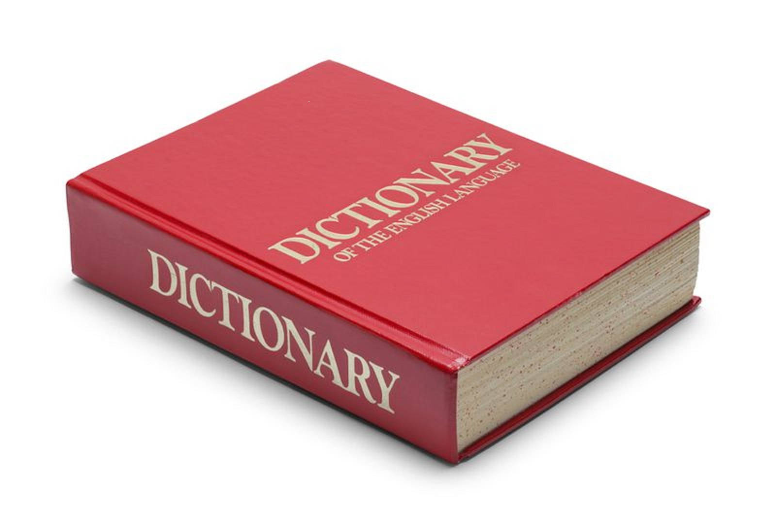 Red Dictionary Reference Book Wallpaper