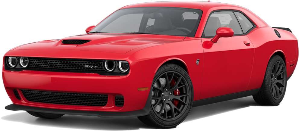 Red Dodge Challenger S R T PNG
