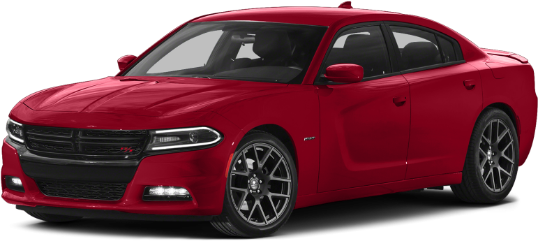 Red Dodge Charger S X T Profile View PNG