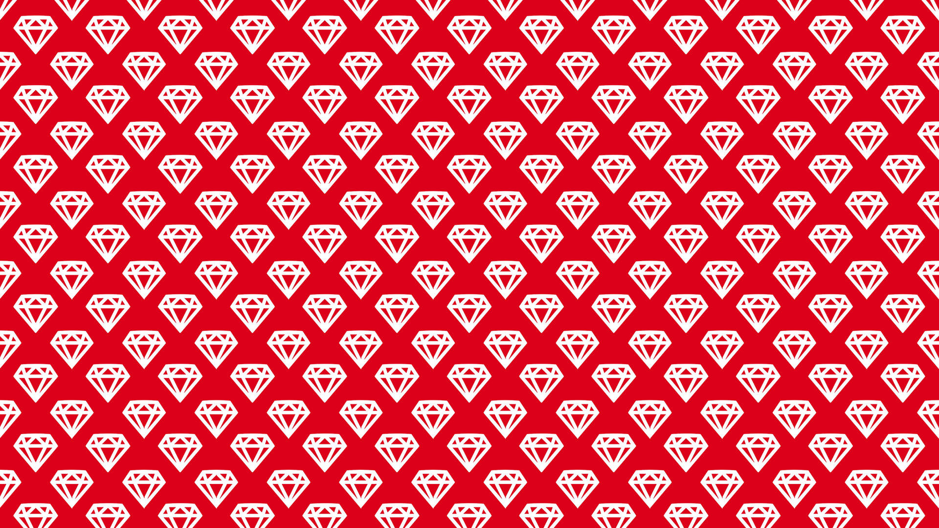 Red Dope White Diamond Pattern Background