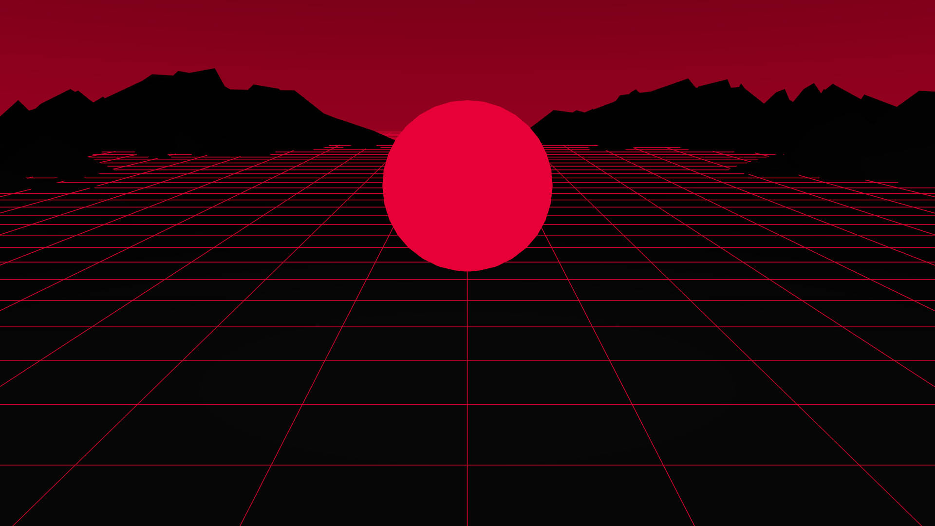 Red Dot Outrun Wallpaper