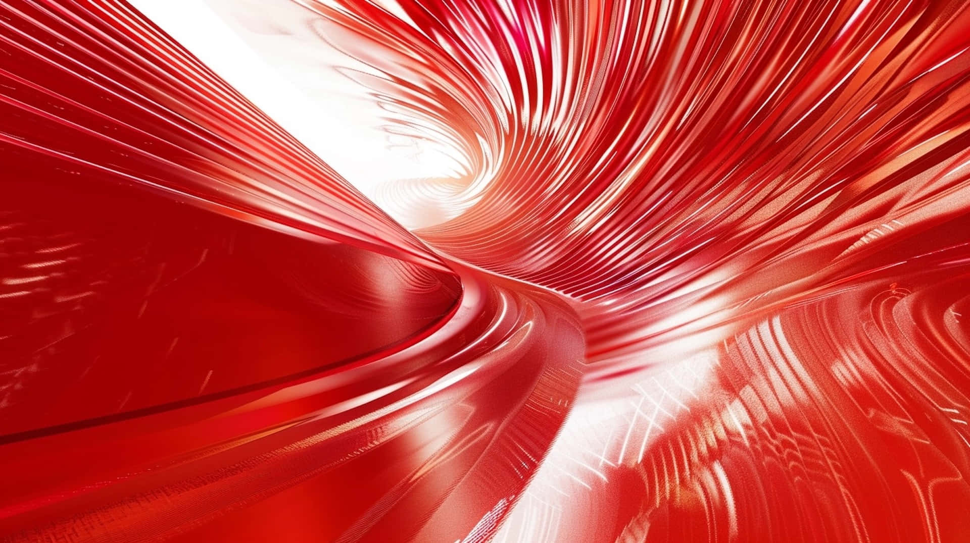 Red Dynamic Abstract Art Wallpaper