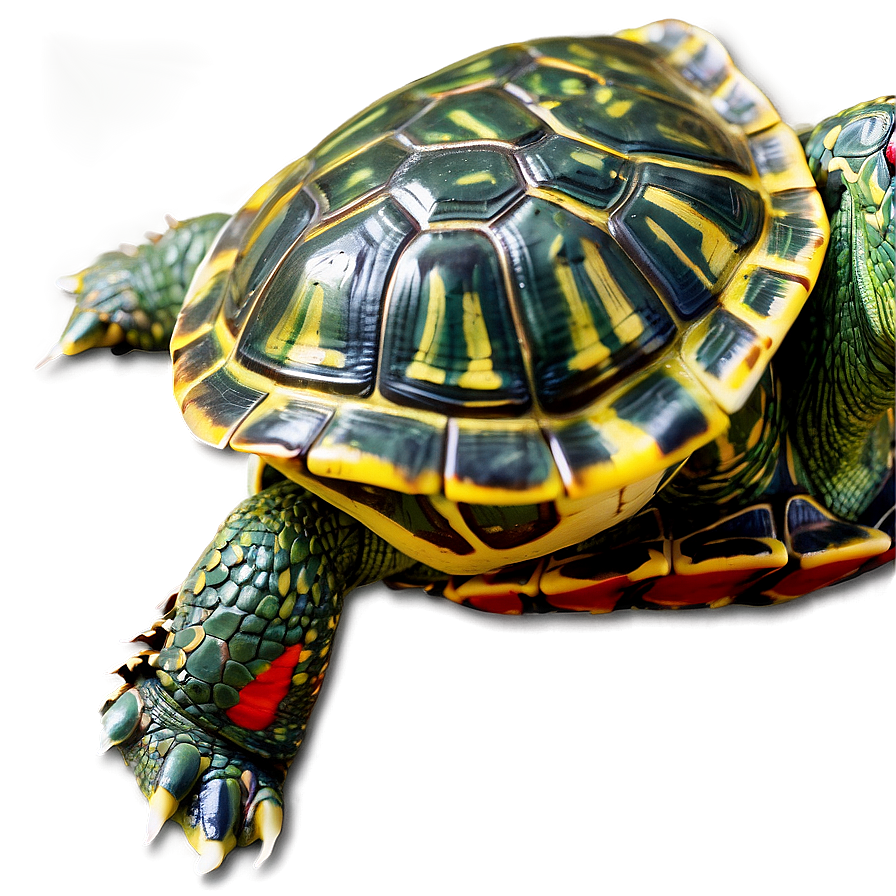 Red-eared Slider Turtle Png 06242024 PNG