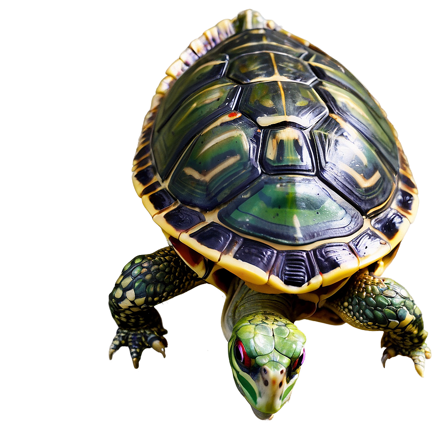 Red-eared Slider Turtle Png 06242024 PNG