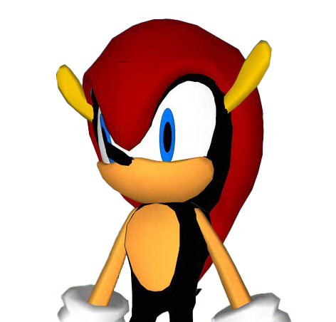 Red Echidna Character PNG