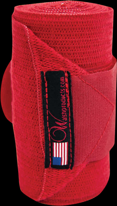 Red Elastic Bandage Roll PNG
