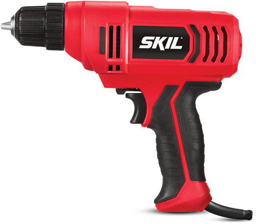Red Electric Drill PNG