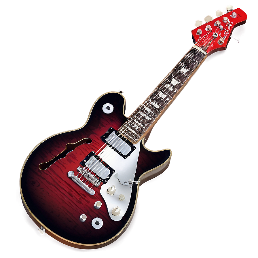 Red Electric Guitar Png 30 PNG