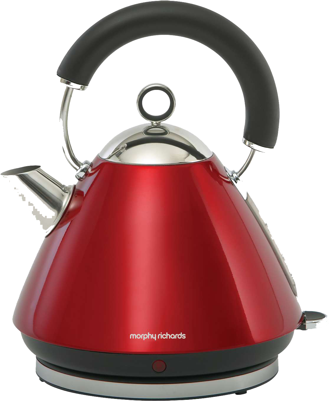 Red Electric Kettle Morphy Richards PNG