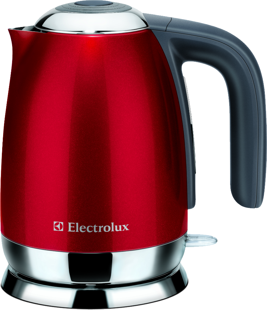 Red Electrolux Electric Kettle PNG