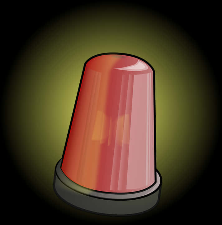 Red Emergency Light Illustration PNG