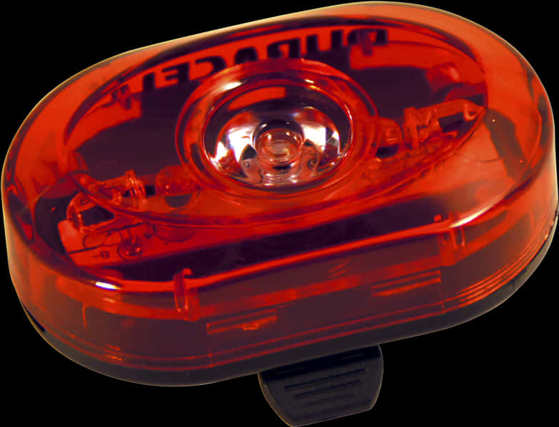 Red Emergency Light Top View PNG