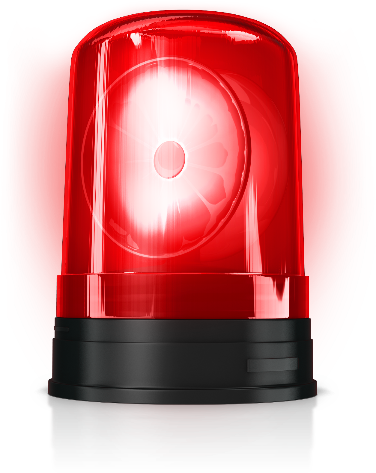 Red Emergency Siren Light PNG